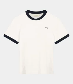 Olaf signature ringer tee off-white W200111-OFF-WHITE
