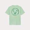 Olaf Spiral face tee pale green M200101-PALE GREEN