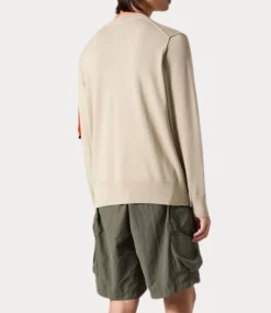 Parajumpers braw crew neck sweater sand 25SMPMKNRK01-0550