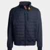 Parajumpers elliot fleece/nylon jacket blue navy 25SMPMHYFP02-0316