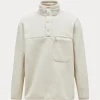 Peak Performance fleece snap t neck sand fog G78899030
