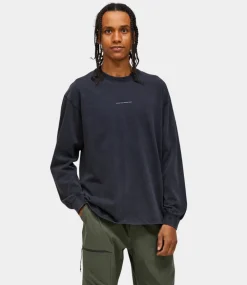 Peak Performance graphic ls tee black G80329020