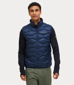 Peak Performance m helium down vest blue shadow G79842030