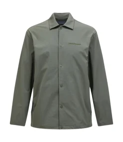 Peak Performance M Stretch Coach Jacket pine needle G78677050-PINE NEEDLE