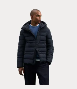 Peuterey Praxi ns down bomber jacket Graphite Blue PEU484901191861-215