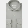 Profuomo Shirt l/s green PPWH10002F-GREEN
