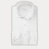 Profuomo Cutaway linen shirt white PPVH10020A-2