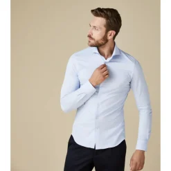 Profuomo Japanese knitted Shirt blue