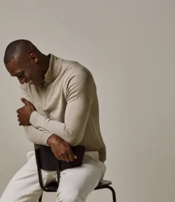 Profuomo Polo l/s beige PP2J00010C-BEIGE