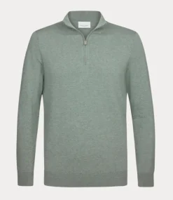 Profuomo Polo l/s green PPWJ10007E-GREEN