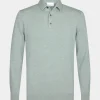 Profuomo Polo l/s green PPWJ10002E-GREEN