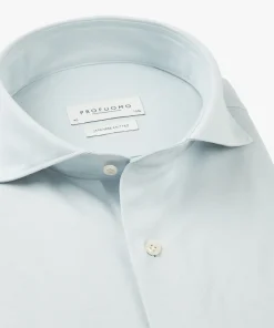Profuomo Shirt l/s light blue PPWH10002D-BLUE