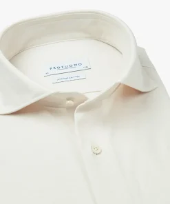 Profuomo Shirt l/s off white PPWH10002A-WHITE