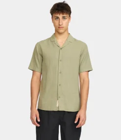 Revolution Short-sleeved cuban shirt lightgreen 3927-LIGHTGREEN