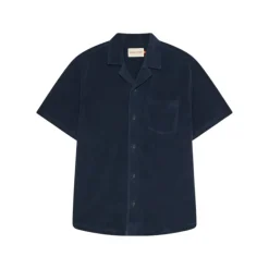 Revolution Terry Cuban Shirt Navy 3823-Navy