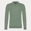 Saint Steve Berend polo l/s leaf green 19478-60021