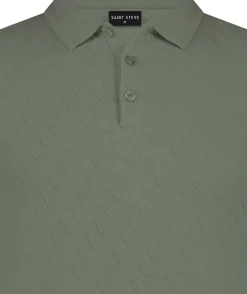 Saint Steve Teije polo s/s leaf green 231228-60021