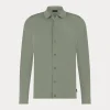 Saint Steve Vic shirt leaf green 231241-60021