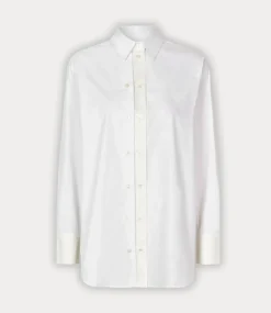 Samsoe Samsoe salas shirt 15446 white F24400125-CLR000023