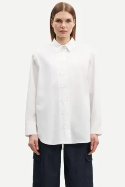 Samsoe Samsoe salas shirt 15446 white F24400125-CLR000023