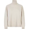 Samsoe Samsoe Isak knit turtleneck 15010 silver lining