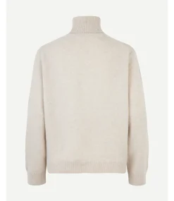 Samsoe Samsoe Isak knit turtleneck 15010 silver lining