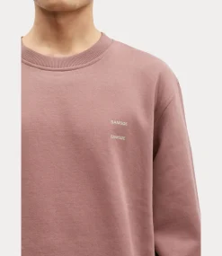 Samsoe Samsoe joel crew neck 11414 rose taupe M22300127-181612TCX