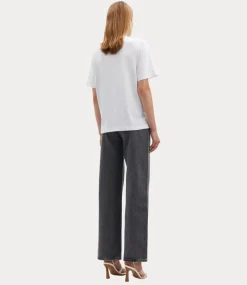 Samsoe Samsoe Sadalila t-shirt 10379 white F10000011-CLR000023