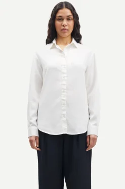 Samsoe Samsoe Samsoe Samsoe madisoni shirt 14982 marshmallow F23400093-114300TCX