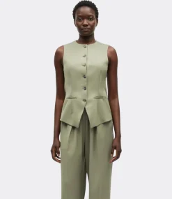 Samsoe Samsoe Saruma vest 14635 vetiver F25100037-170613TCX