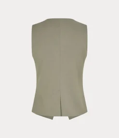 Samsoe Samsoe Saruma vest 14635 vetiver F25100037-170613TCX