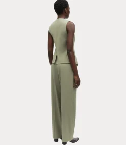 Samsoe Samsoe Saruma vest 14635 vetiver F25100037-170613TCX