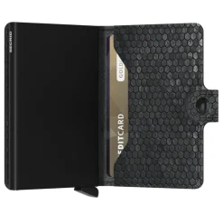 Secrid Miniwallet hexagon black MHE-BLACK