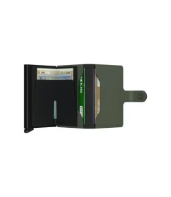 Secrid Miniwallet matte green black