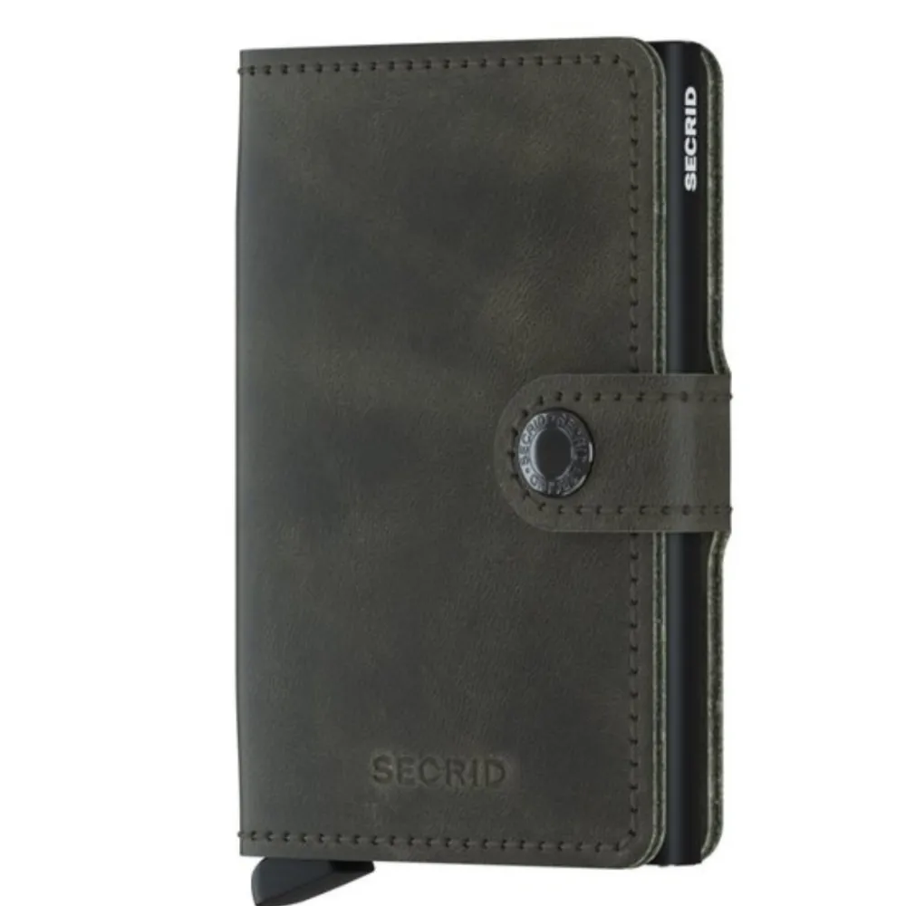 Secrid Miniwallet Vintage Olive Black
