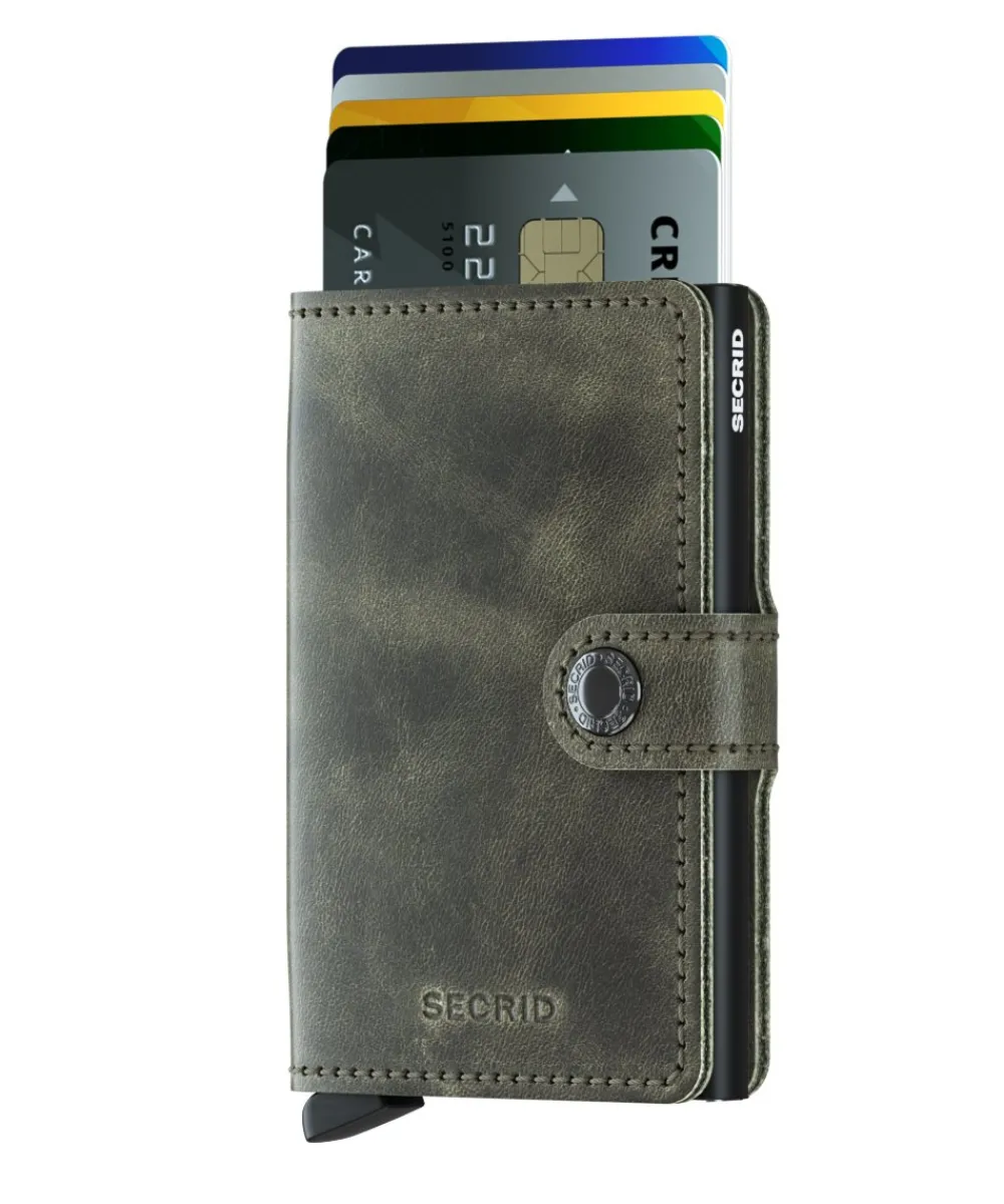 Secrid Miniwallet Vintage Olive Black