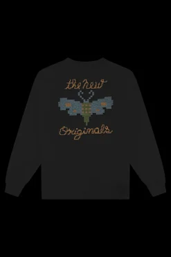 The New Originals Butterfly crew black BUTERFLY-BLACK