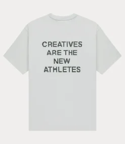 The New Originals Cross stitches catna tee white creme 100CATCRE24-000