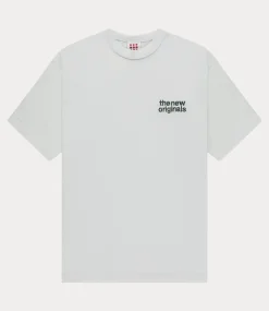 The New Originals Cross stitches catna tee white creme 100CATCRE24-000