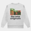The New Originals Soundsystem crew light grey mel SOUNDSYSTEM-GREY