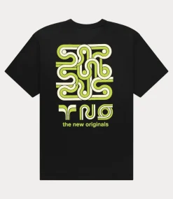 The New Originals Supergraphic tee black SUPERGRAPHIC-BLACK