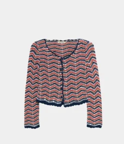 The New Society Areti cardigan chili S25WCR1J1