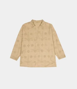 The New Society Samos shirt hemp S25WSH7P23