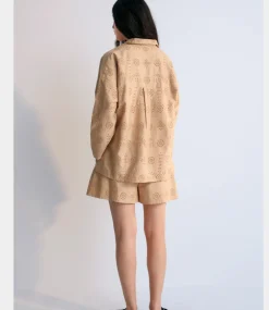 The New Society Samos shirt hemp S25WSH7P23