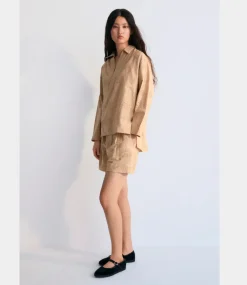 The New Society Samos shirt hemp S25WSH7P23