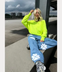 Twins Pull col neon yellow KN2408