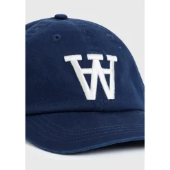 Wood Wood Eli embroidery cap navy 10000805-7083-7000