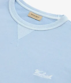 Woolrich Garment dyed crewneck flask CFWOSW0261MRUT4040-30133