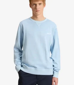 Woolrich Garment dyed crewneck flask CFWOSW0261MRUT4040-30133