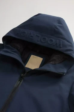 Woolrich Pacific soft shell jacket melton blue CFWOOU1047MRUT3496-3989